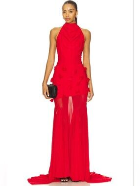berta dress in burgundy Berta